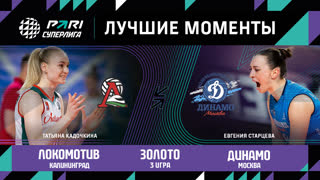 Локомотив - Динамо МСК | Золотой матч (3 игра )| 08.05.2023 | PARI Суперлига 2022/23 | Женщины